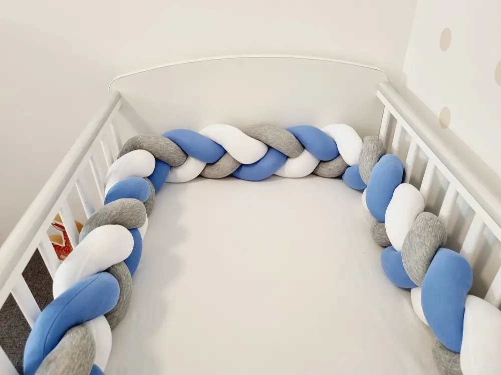 Pamut fonott rácsvédő kék szürke fehér színben