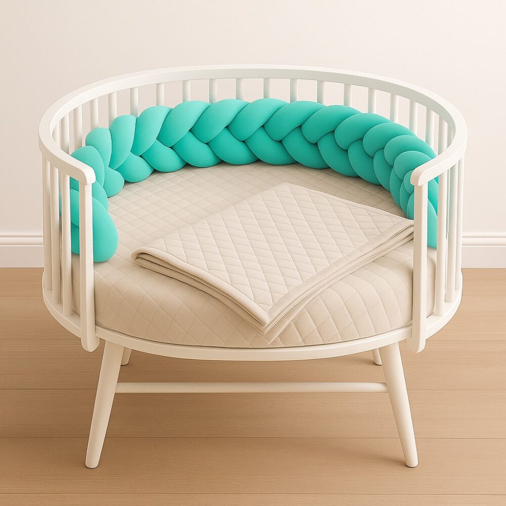 Fonott rácsvédő menta színben