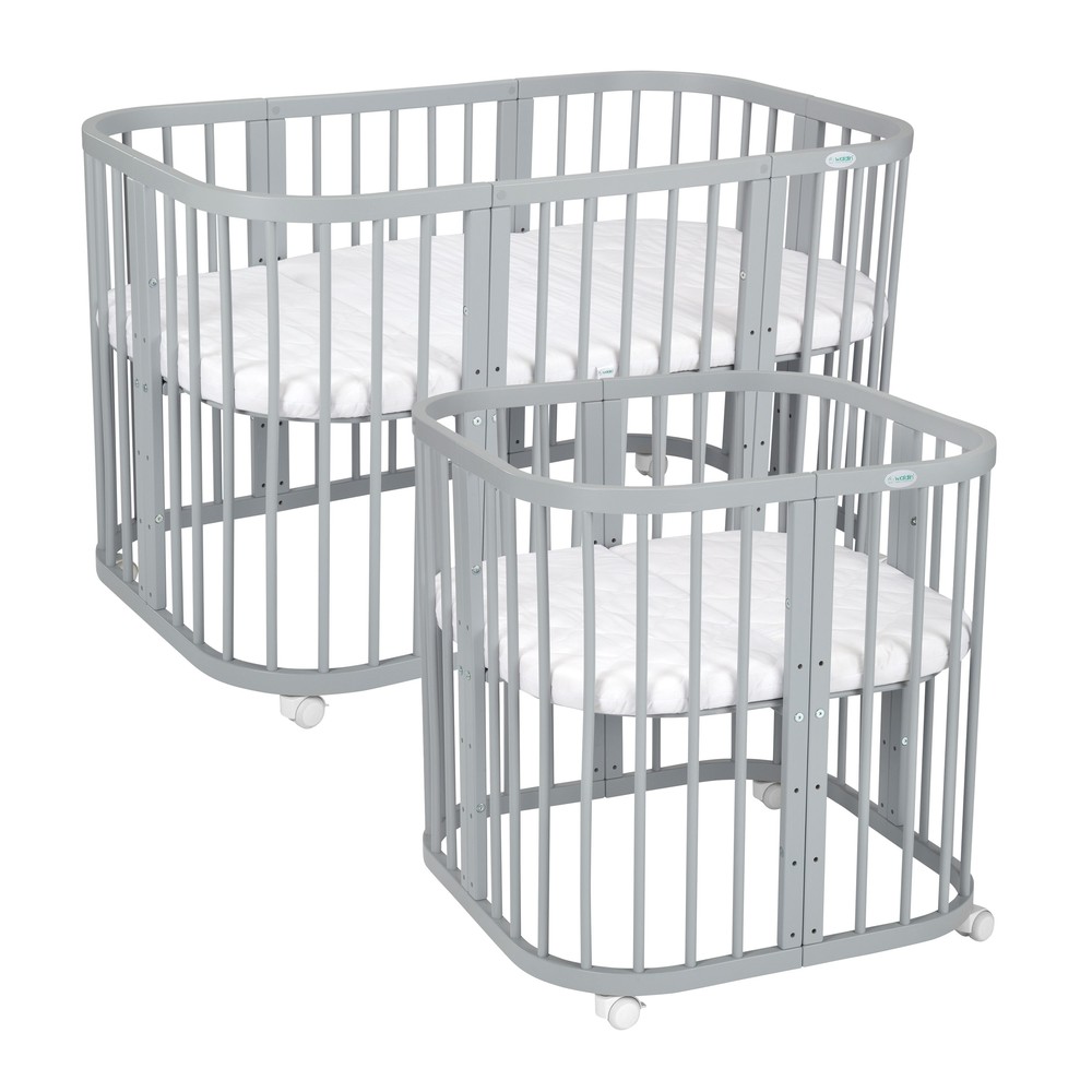 7in1 babaágy szürke színben