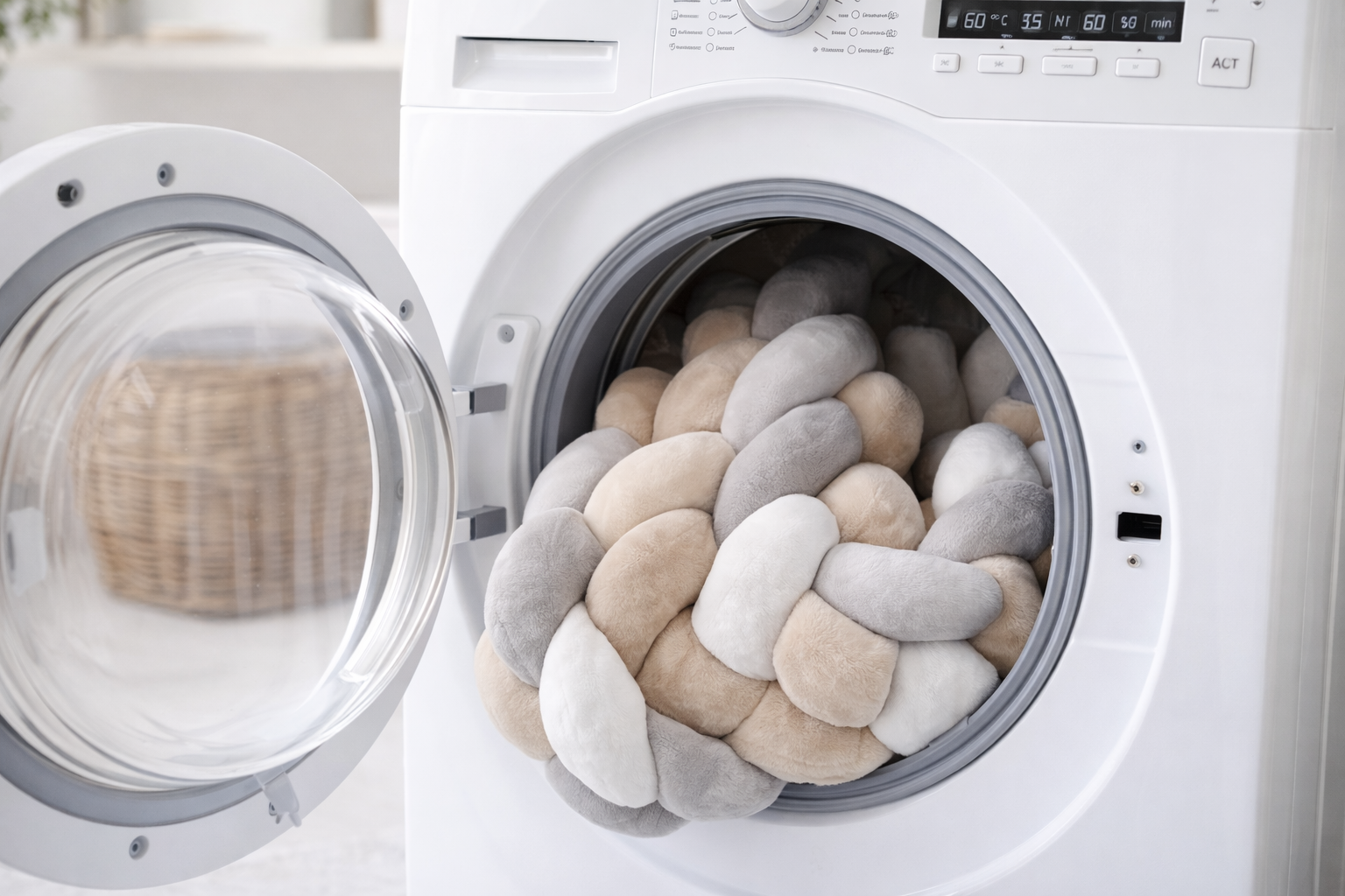 fonott rácsvédő mosása mosógépben kímélő programmal